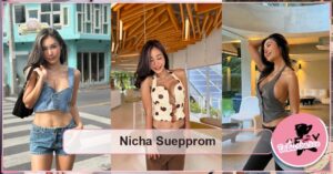 Nicha Suepprom หน้าปกบทความเปิดวาร์ปสาวฟ้า เน็ตไอดอลเฟซบุ๊กแสนคน